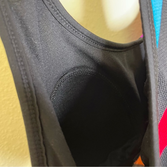 True Vintage Gabar rainbow Striped Racerback Tank top sz 12 70s 80s - Picture 3 of 6